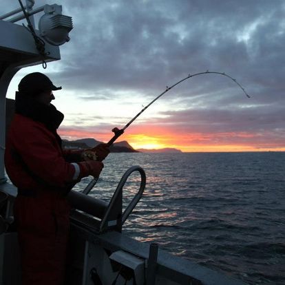 Sunset fishing